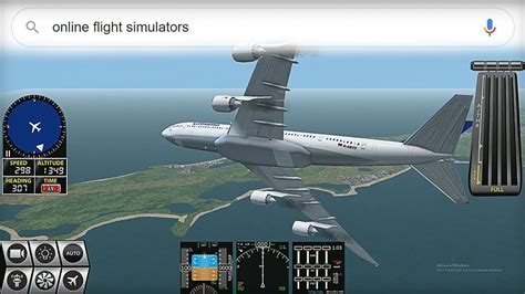 Flight Simulator. Speed. Altitude